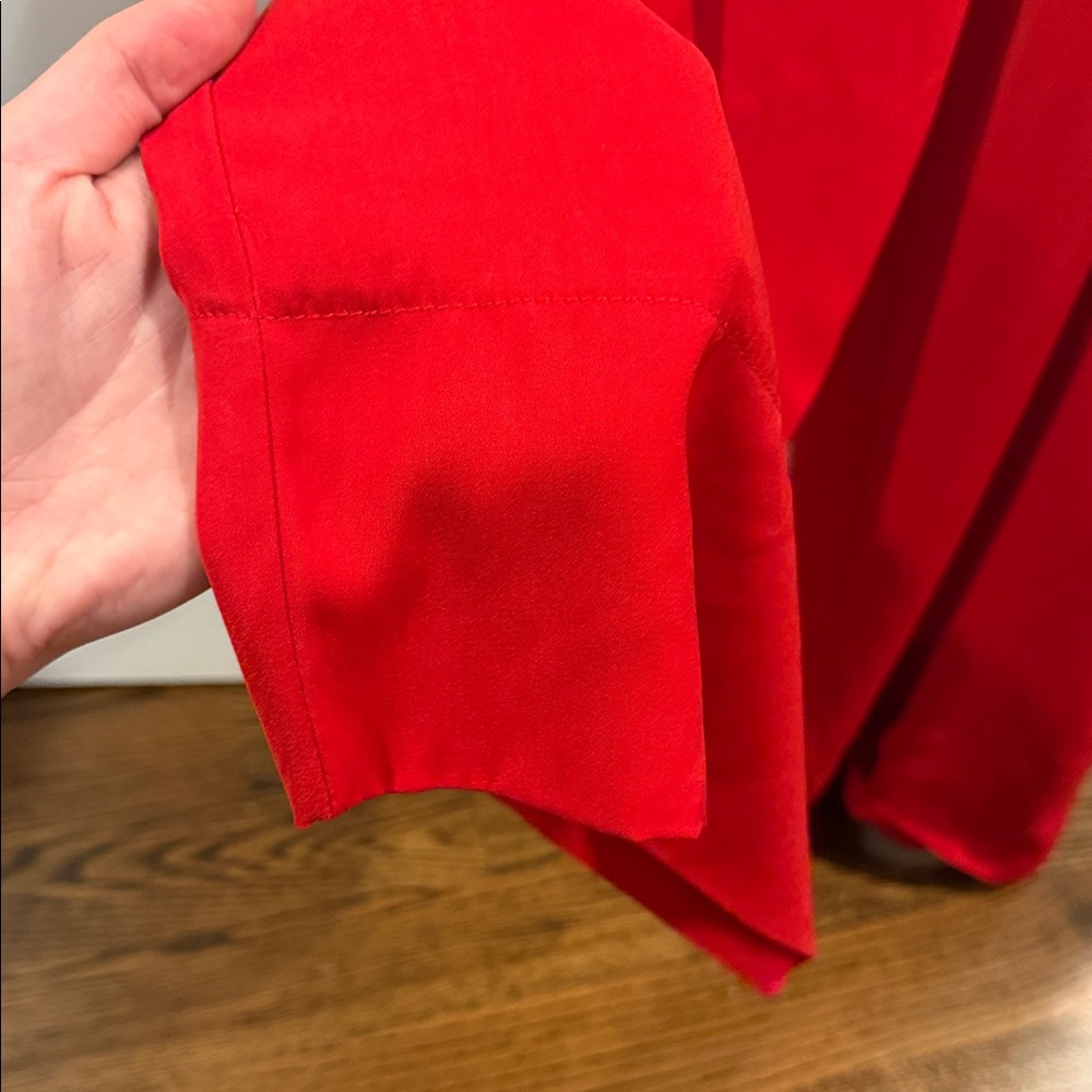 Alcott Vibrant Red Wide Leg Pants - Picture 4 of 4